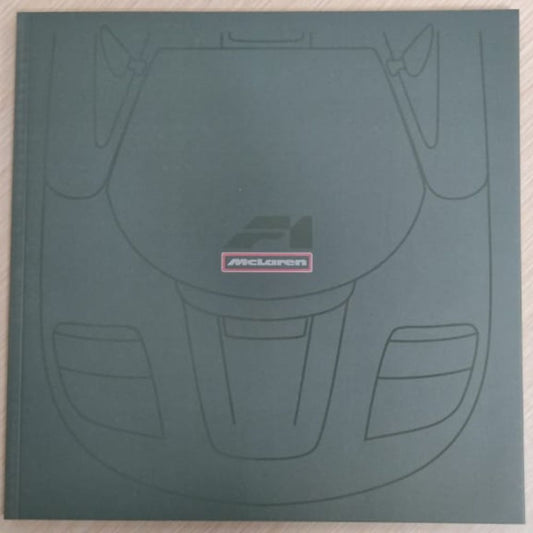 Original McLaren F1 Brochure –  Full of Information & Pictures, Like New