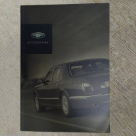 Bentley Accessory Book – 1990 Original Edition