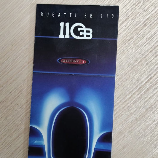 Bugatti Original Brochure – 110B