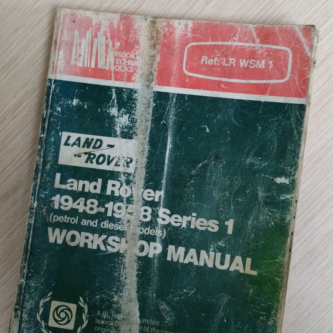 Workshop Manual – Land Rover Series 1